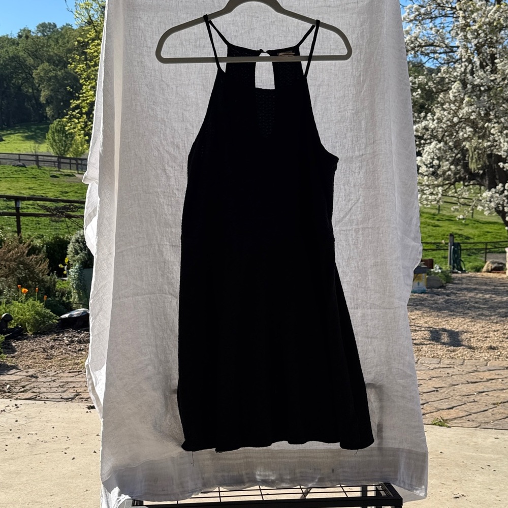Mossimo Supply Co. Black Halter Mini Dress